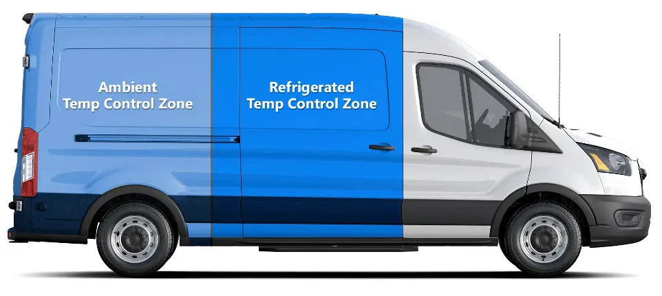 climate controlled delivery vans and trucks