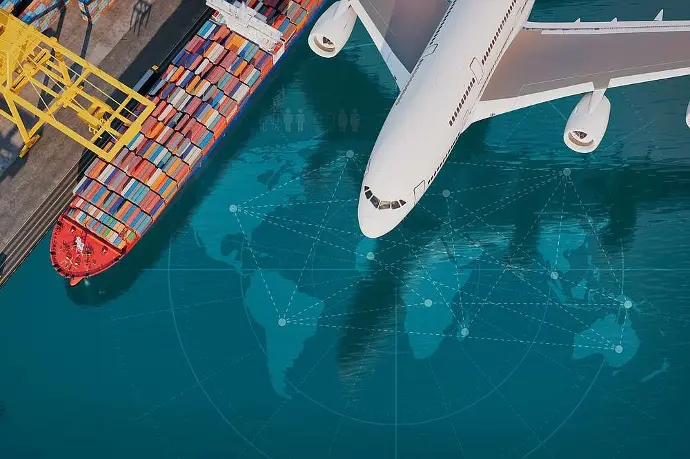 international delivery by ship and planr